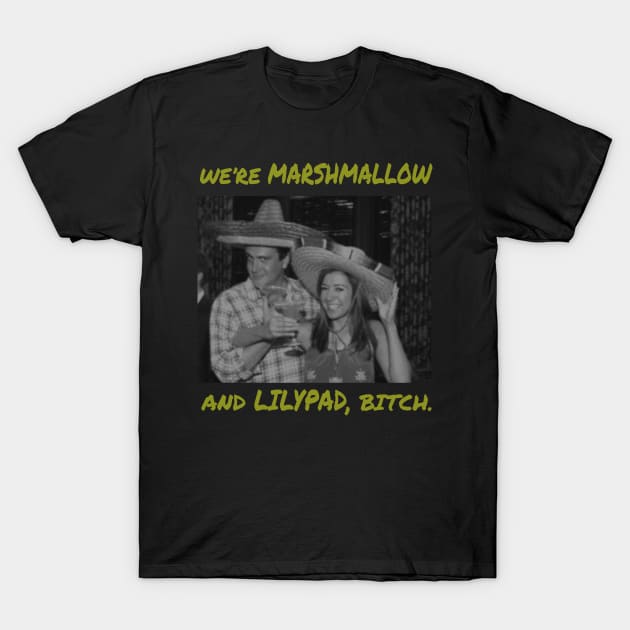 MARSHMALLOW AND LILYPAD T-Shirt by YAZERU